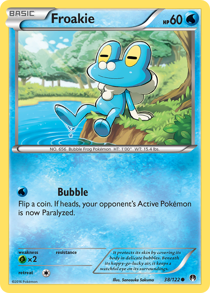 Froakie (38/122) [XY: BREAKpoint] | Dumpster Cat Games