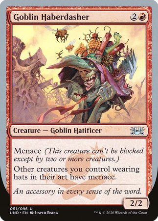 Goblin Haberdasher [Unsanctioned] | Dumpster Cat Games