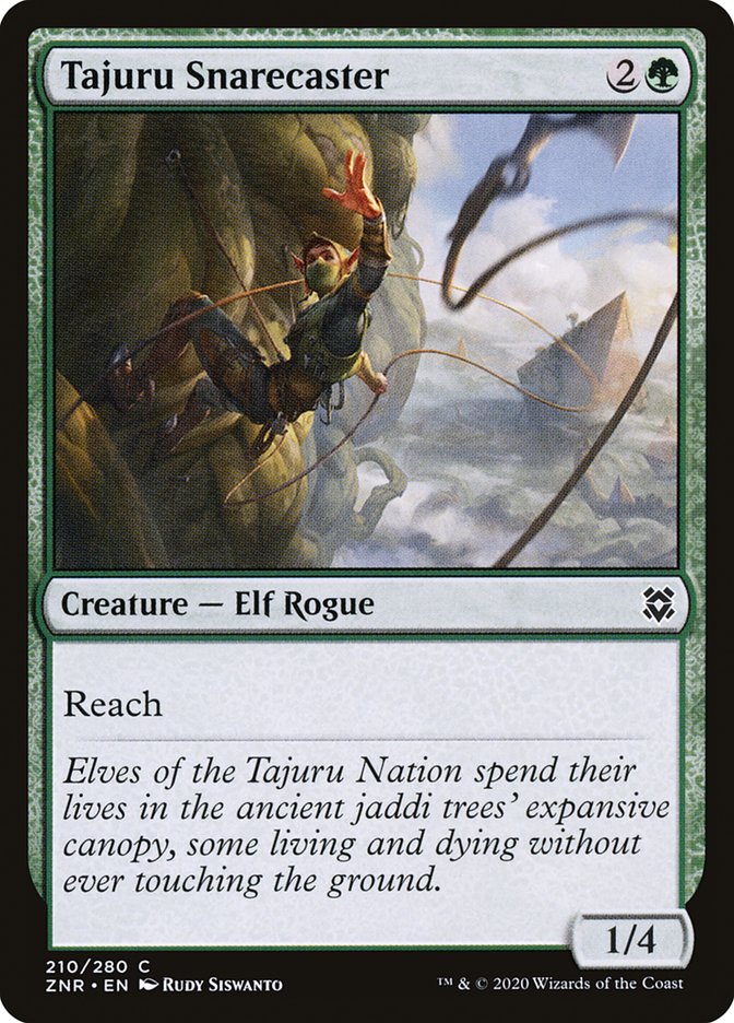 Tajuru Snarecaster [Zendikar Rising] | Dumpster Cat Games