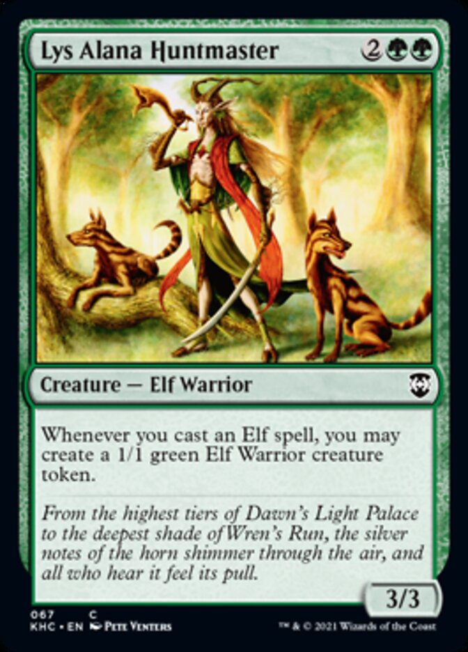 Lys Alana Huntmaster [Kaldheim Commander] | Dumpster Cat Games
