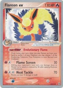 Flareon ex (108/113) (Eeveelutions - Jimmy Ballard) [World Championships 2006] | Dumpster Cat Games