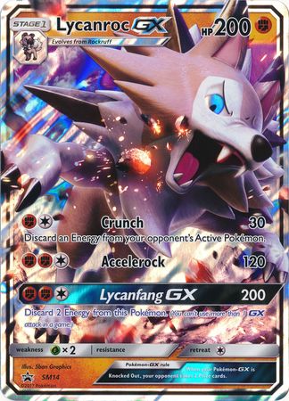 Lycanroc GX (SM14) (Jumbo Card) [Sun & Moon: Black Star Promos] | Dumpster Cat Games