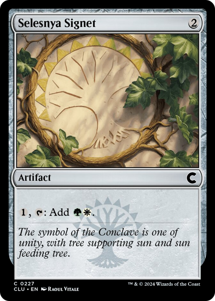 Selesnya Signet [Ravnica: Clue Edition] | Dumpster Cat Games