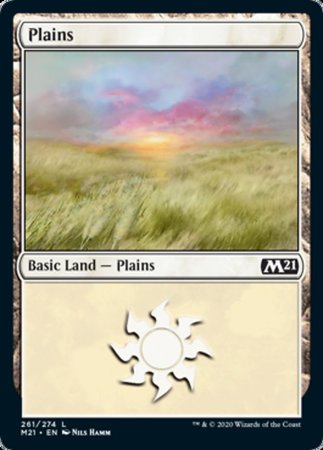 Plains (261) [Core Set 2021] | Dumpster Cat Games