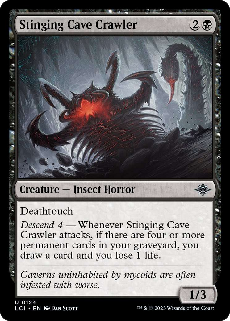 Stinging Cave Crawler [The Lost Caverns of Ixalan] | Dumpster Cat Games