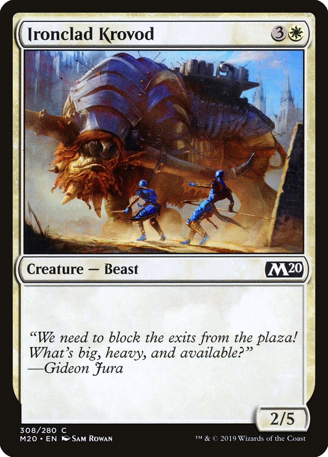 Ironclad Krovod [Core Set 2020] | Dumpster Cat Games