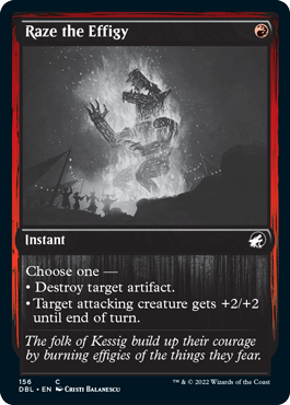 Raze the Effigy [Innistrad: Double Feature] | Dumpster Cat Games