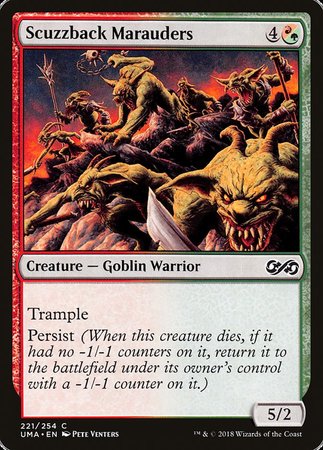 Scuzzback Marauders [Ultimate Masters] | Dumpster Cat Games