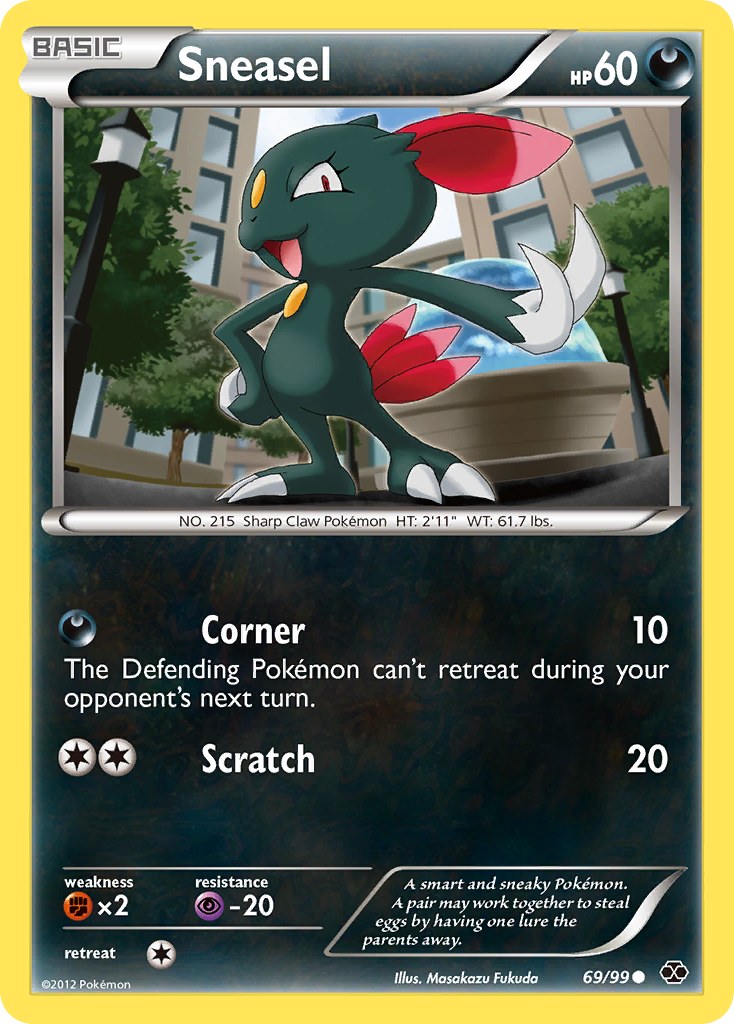 Sneasel (69/99) [Black & White: Next Destinies] | Dumpster Cat Games