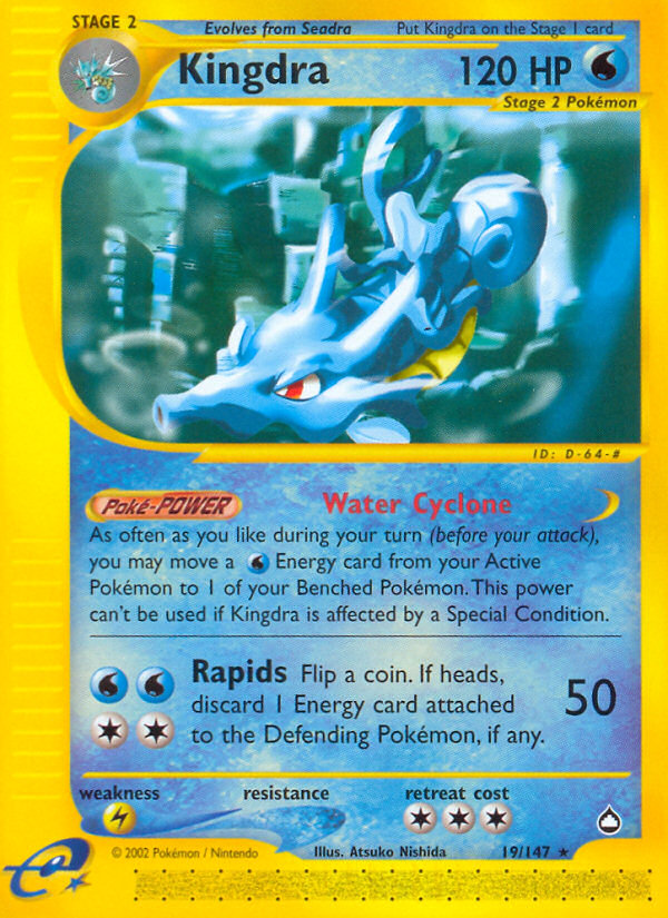 Kingdra (19/147) [Aquapolis] | Dumpster Cat Games