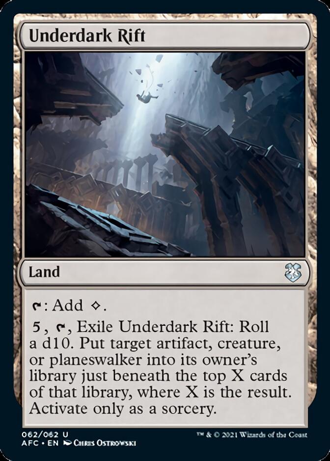 Underdark Rift [Dungeons & Dragons: Adventures in the Forgotten Realms Commander] | Dumpster Cat Games