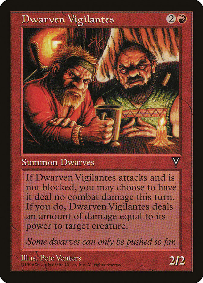 Dwarven Vigilantes [Visions] | Dumpster Cat Games