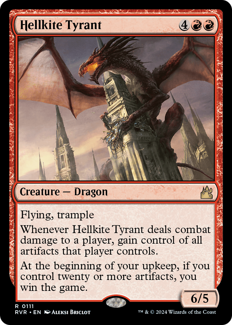 Hellkite Tyrant [Ravnica Remastered] | Dumpster Cat Games