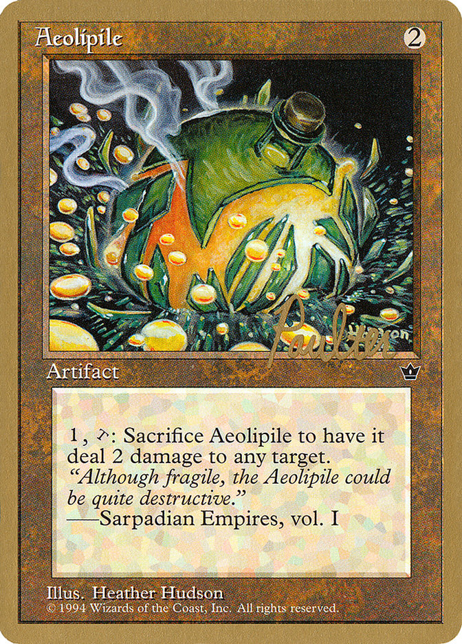 Aeolipile (Preston Poulter) [Pro Tour Collector Set] | Dumpster Cat Games