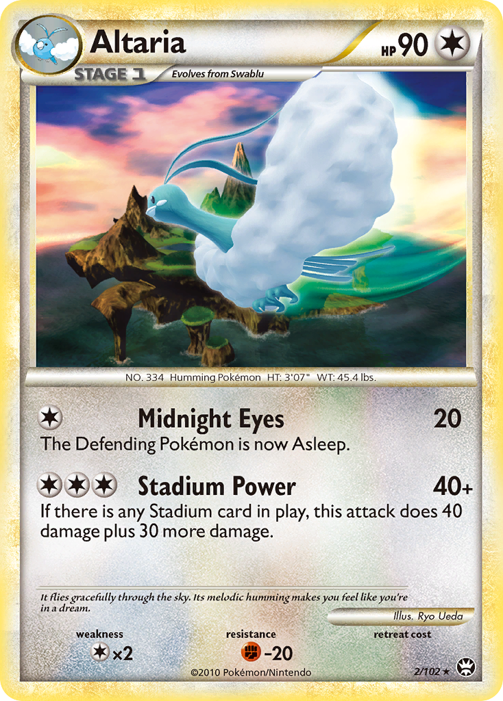 Altaria (2/102) [HeartGold & SoulSilver: Triumphant] | Dumpster Cat Games