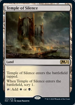 Temple of Silence [Core Set 2021] | Dumpster Cat Games