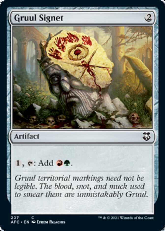 Gruul Signet [Dungeons & Dragons: Adventures in the Forgotten Realms Commander] | Dumpster Cat Games