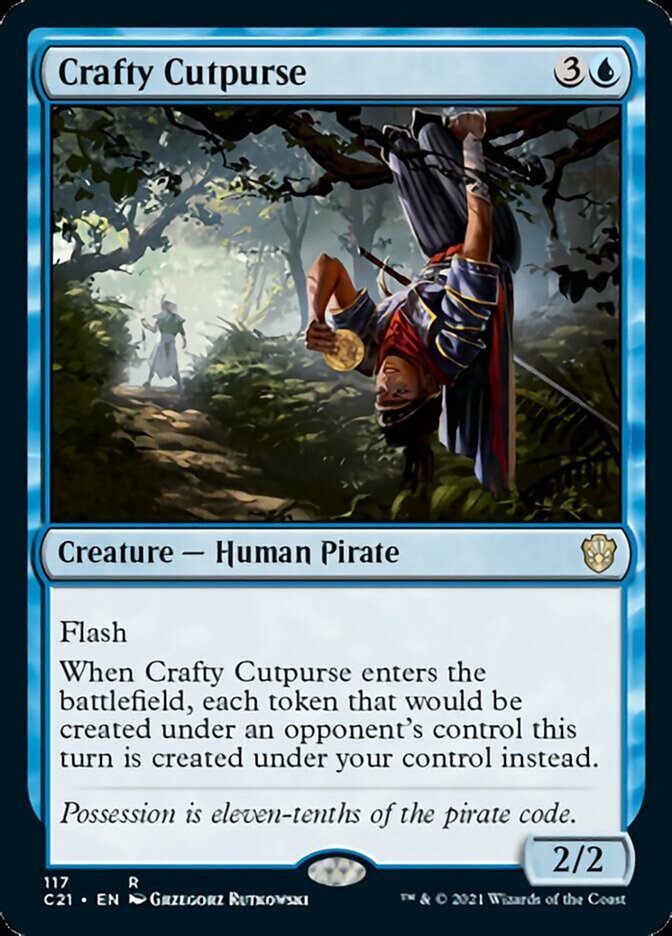 Crafty Cutpurse [Commander 2021] | Dumpster Cat Games