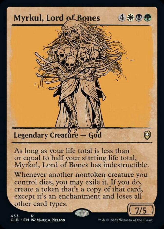 Myrkul, Lord of Bones (Showcase) [Commander Legends: Battle for Baldur's Gate] | Dumpster Cat Games