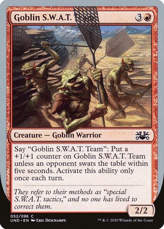 Goblin S.W.A.T. Team [Unsanctioned] | Dumpster Cat Games