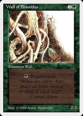 Wall of Brambles [Summer Magic / Edgar] | Dumpster Cat Games