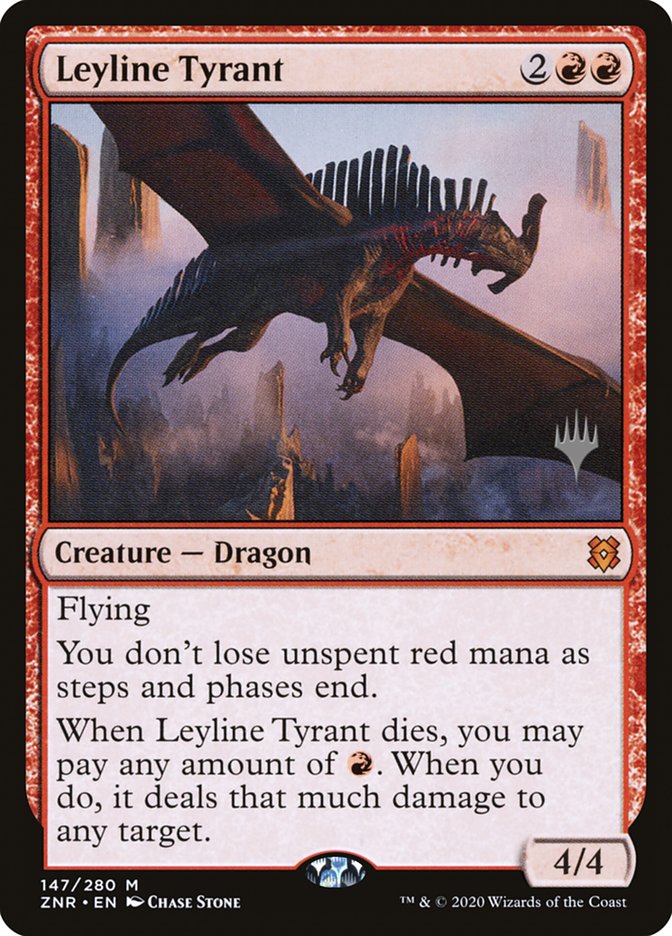 Leyline Tyrant (Promo Pack) [Zendikar Rising Promos] | Dumpster Cat Games
