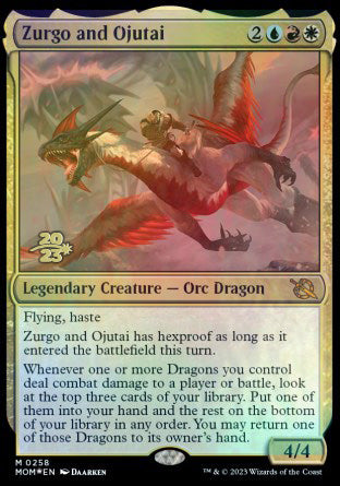 Zurgo and Ojutai [March of the Machine Prerelease Promos] | Dumpster Cat Games