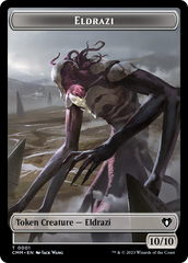 Eldrazi // Knight Double-Sided Token [Commander Masters Tokens] | Dumpster Cat Games