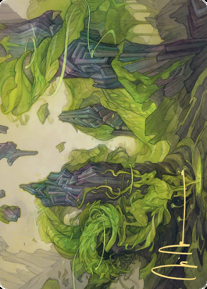 Reclaim the Wastes Art Card (Gold-Stamped Signature) [Zendikar Rising Art Series] | Dumpster Cat Games