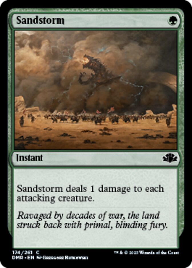 Sandstorm [Dominaria Remastered] | Dumpster Cat Games