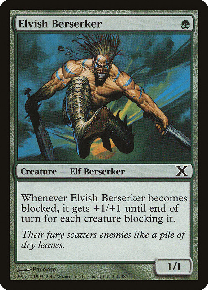 Elvish Berserker [Tenth Edition] | Dumpster Cat Games