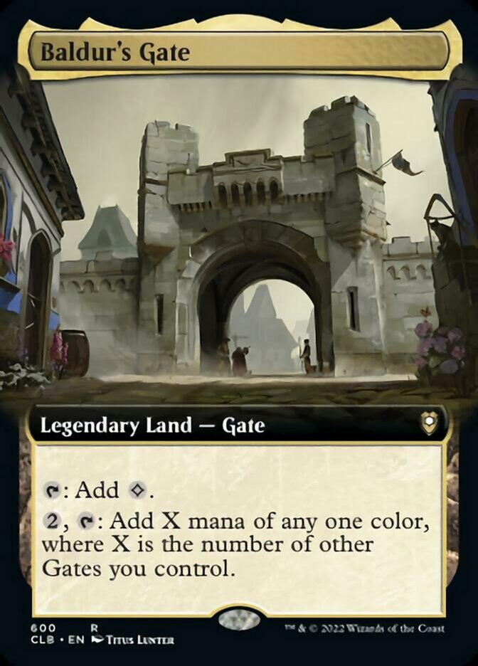 Baldur's Gate (Extended Art) [Commander Legends: Battle for Baldur's Gate] | Dumpster Cat Games