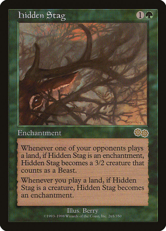 Hidden Stag [Urza's Saga] | Dumpster Cat Games
