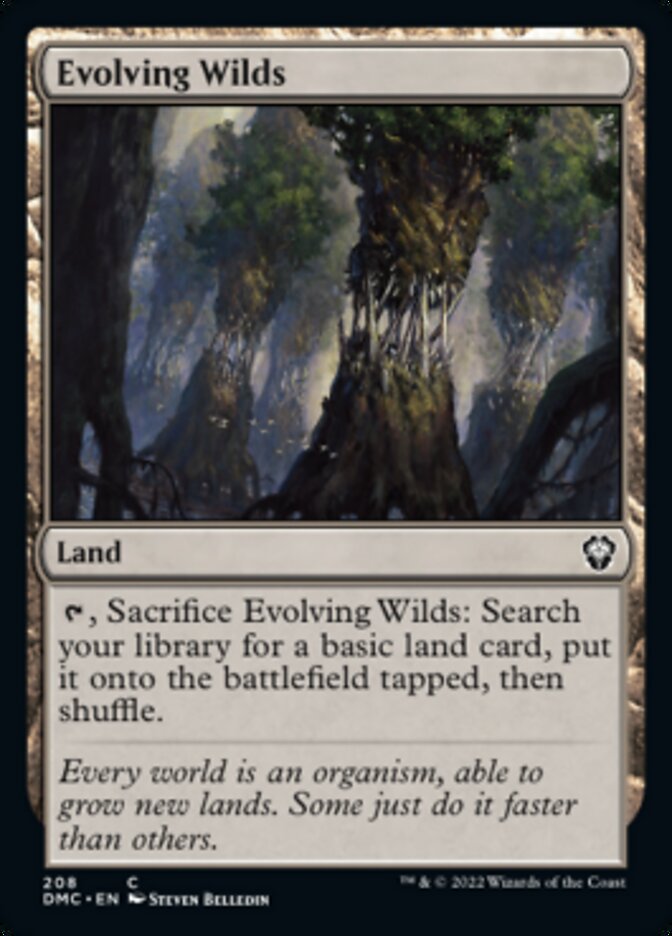 Evolving Wilds [Dominaria United Commander] | Dumpster Cat Games