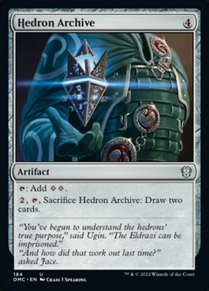 Hedron Archive [Dominaria United Commander] | Dumpster Cat Games
