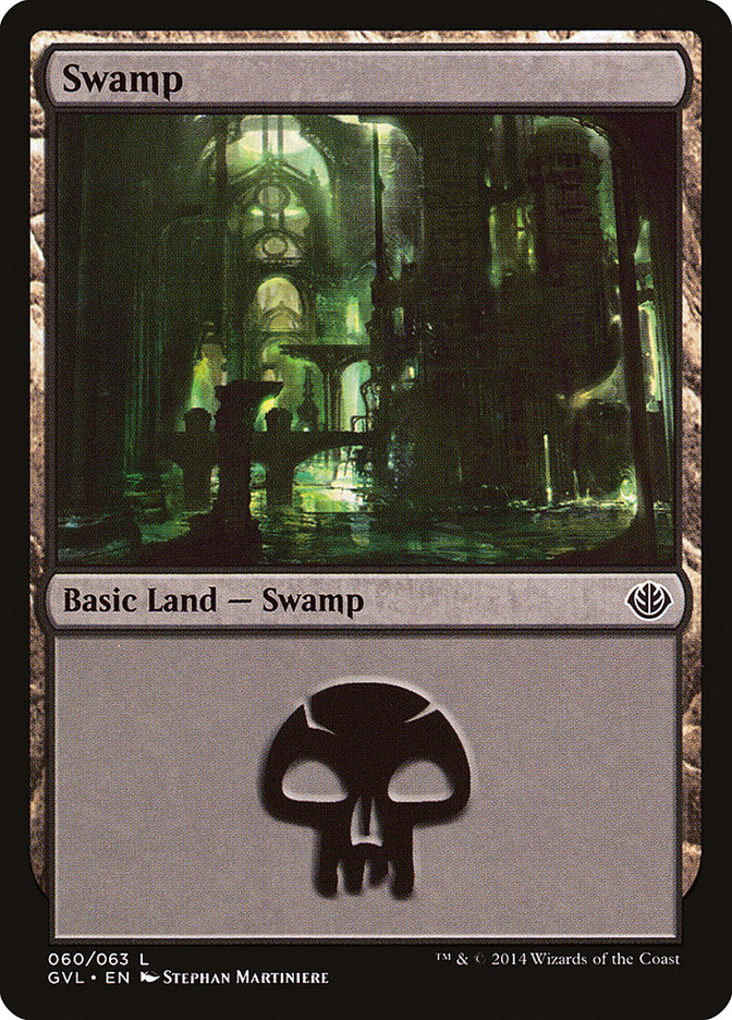 Swamp (60) (Garruk vs. Liliana) [Duel Decks Anthology] | Dumpster Cat Games