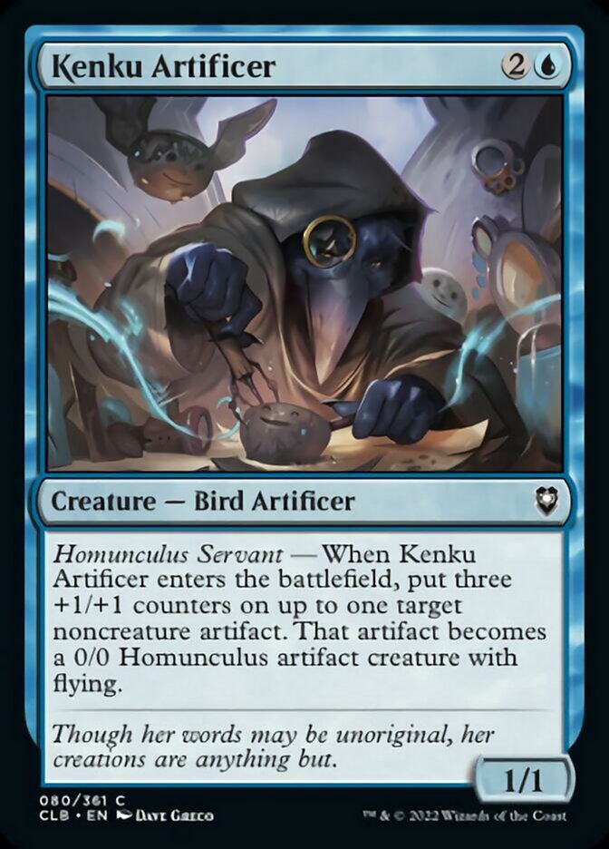 Kenku Artificer [Commander Legends: Battle for Baldur's Gate] | Dumpster Cat Games