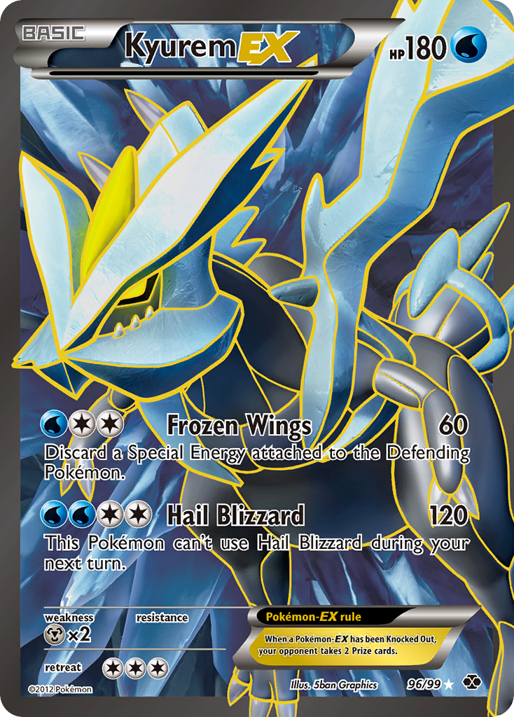 Kyurem EX (96/99) [Black & White: Next Destinies] | Dumpster Cat Games