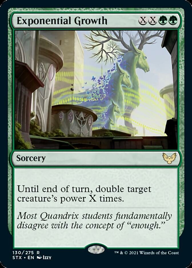 Exponential Growth [Strixhaven: School of Mages] | Dumpster Cat Games