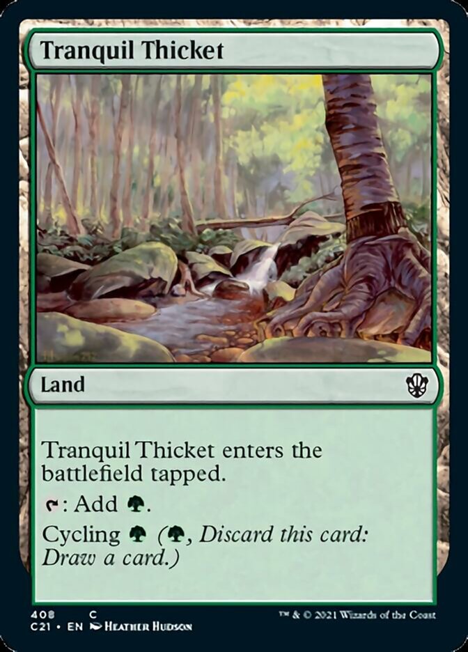 Tranquil Thicket [Commander 2021] | Dumpster Cat Games