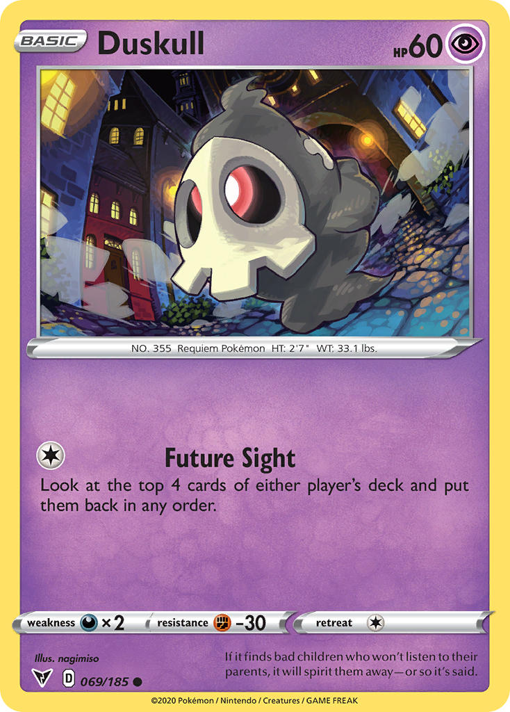 Duskull (069/185) [Sword & Shield: Vivid Voltage] | Dumpster Cat Games