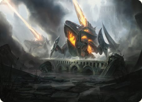 Skitterbeam Battalion Art Card [The Brothers' War Art Series] | Dumpster Cat Games
