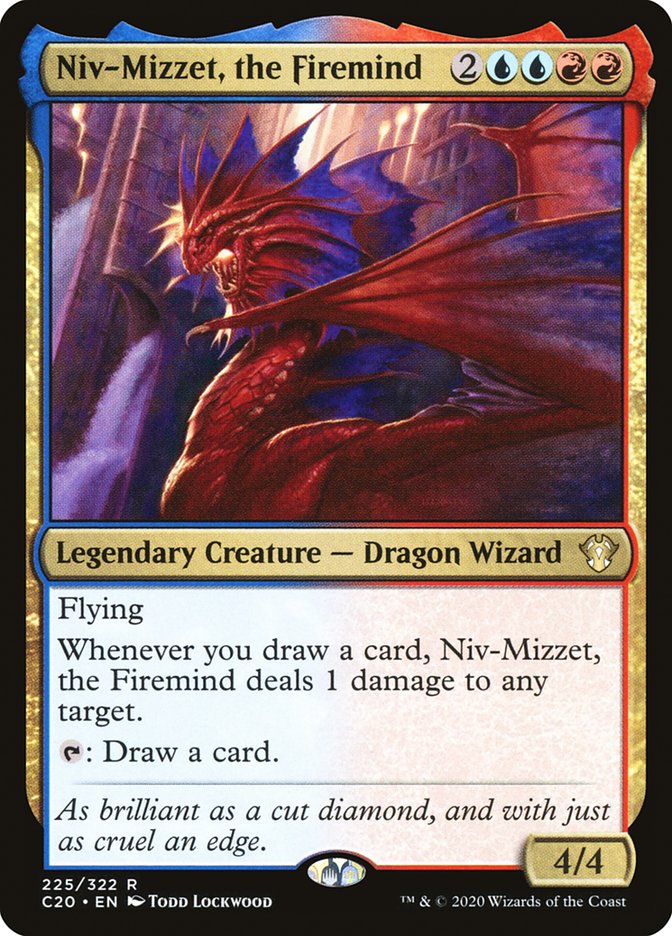 Niv-Mizzet, the Firemind [Commander 2020] | Dumpster Cat Games