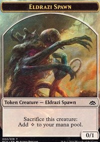 Eldrazi Spawn (002) // Eldrazi Double-sided Token [Planechase Anthology] | Dumpster Cat Games
