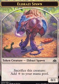Eldrazi Spawn (003) // Eldrazi Double-sided Token [Planechase Anthology] | Dumpster Cat Games
