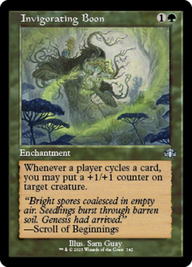 Invigorating Boon (Retro) [Dominaria Remastered] | Dumpster Cat Games