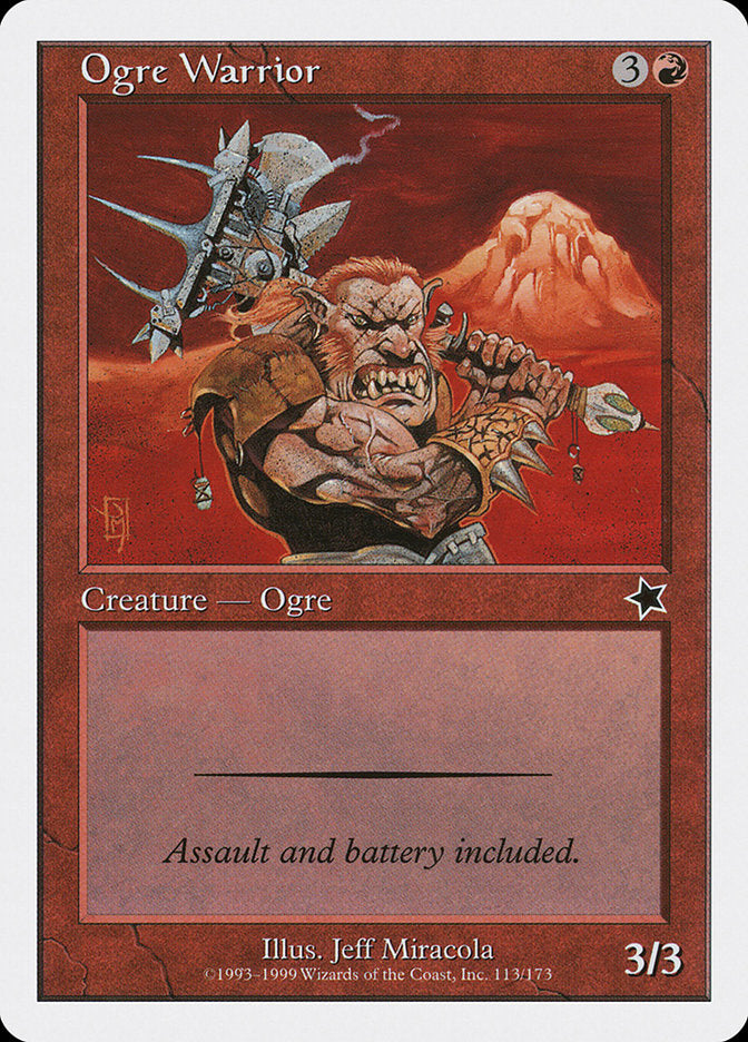 Ogre Warrior [Starter 1999] | Dumpster Cat Games
