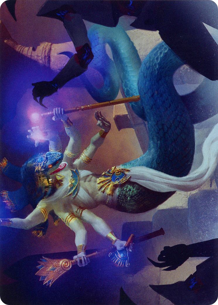 Imoti, Celebrant of Bounty Art Card [March of the Machine Art Series] | Dumpster Cat Games