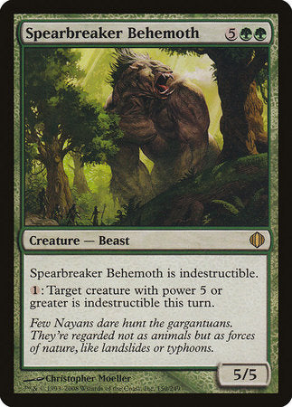 Spearbreaker Behemoth [Shards of Alara] | Dumpster Cat Games