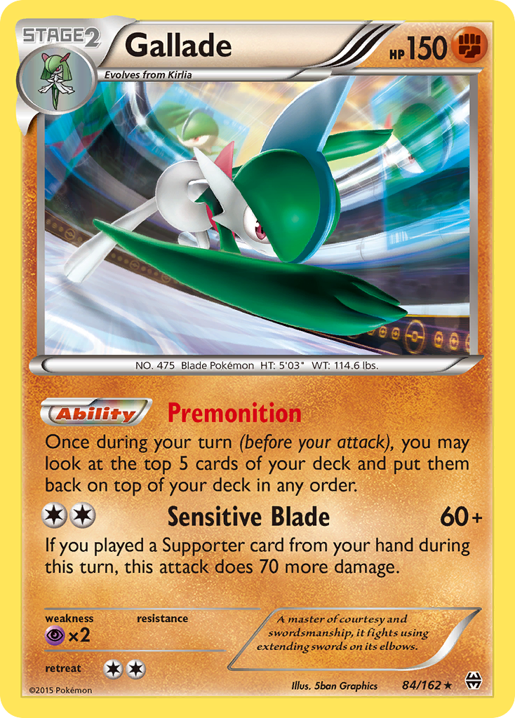 Gallade (84/162) [XY: BREAKthrough] | Dumpster Cat Games
